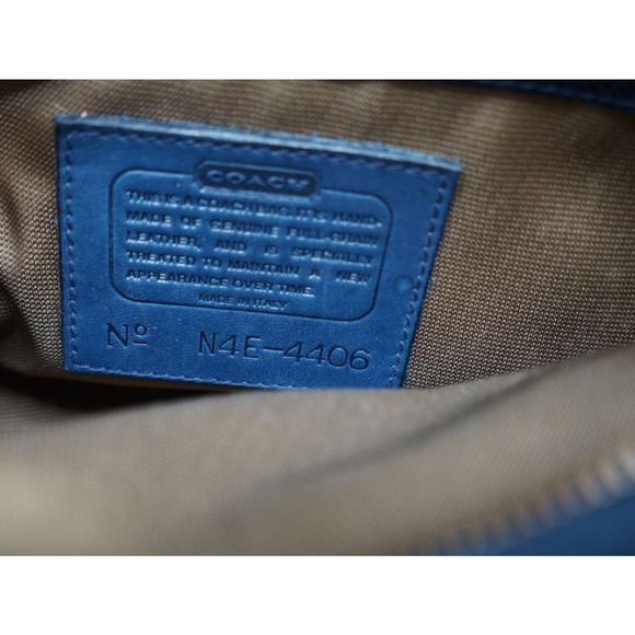 Rare Vintage COACH Madison Pierre 4406 Navy Leather Shoulder Bag in EUC - Picture 12 of 13